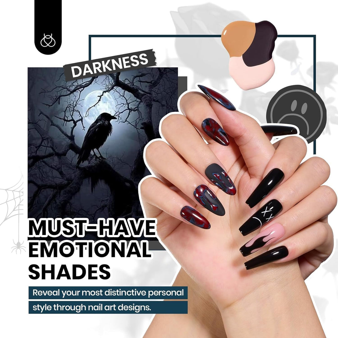 Beetles - Juego de esmaltes de uñas de gel, 69 unidades, espectro e...