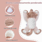 Niuniu Daddy Peluche con peso de lobo, almohada de felpa para niños y