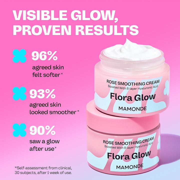 Mamonde Crema suavizante Flora Glow Rose | Hidratante e hidratante...