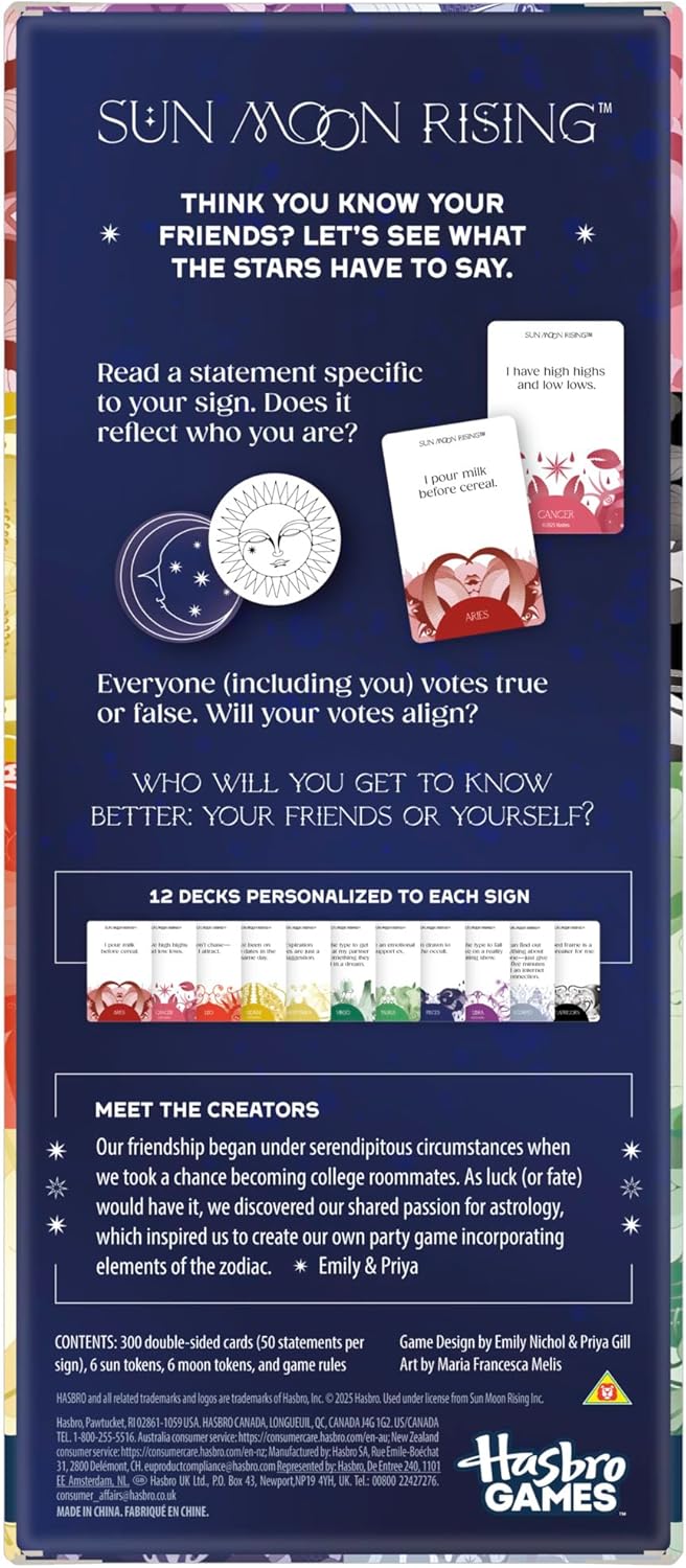 Juego Sun Moon Rising 300 tarjetas de conversación