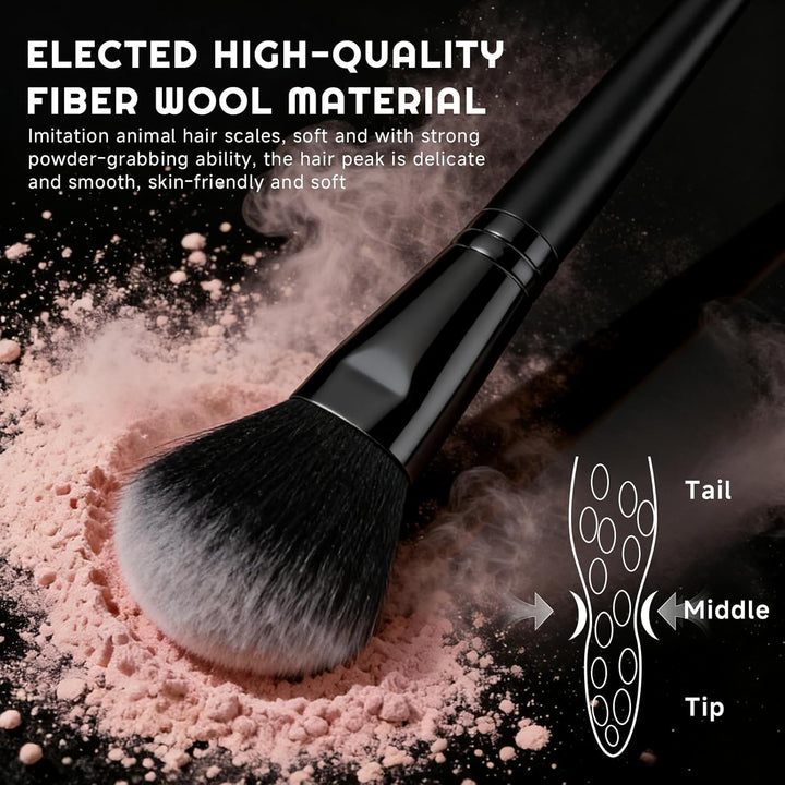 CLRDZN Juego de brochas de maquillaje, 62 brochas de maquillaje pro...
