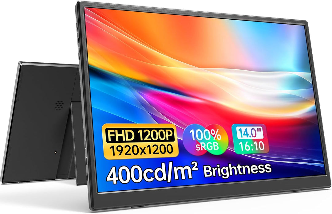 Anyuse Monitor portátil FHD 1920 × 1200 de 14 pulgadas \u2013 USB-C...