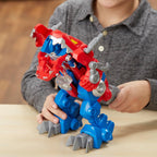 Transformers Rescue Bots Knight Watch Optimus Prime, Playskool Heroes figura de acción de juguete (exclusivo de Amazon)