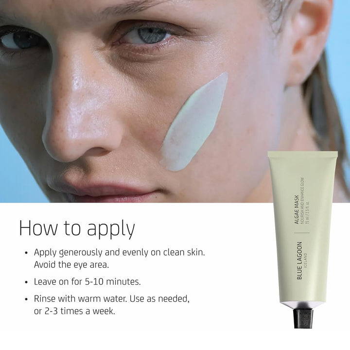 Blue Lagoon Skin Science - Mascarilla facial nutritiva de algas par...