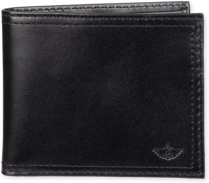 Dockers Mens piel Capacidad extra Slimfold Bifold Wallet