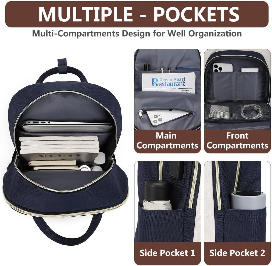 Mochila para laptop para mujer, mochila de trabajo: mochilas univer...