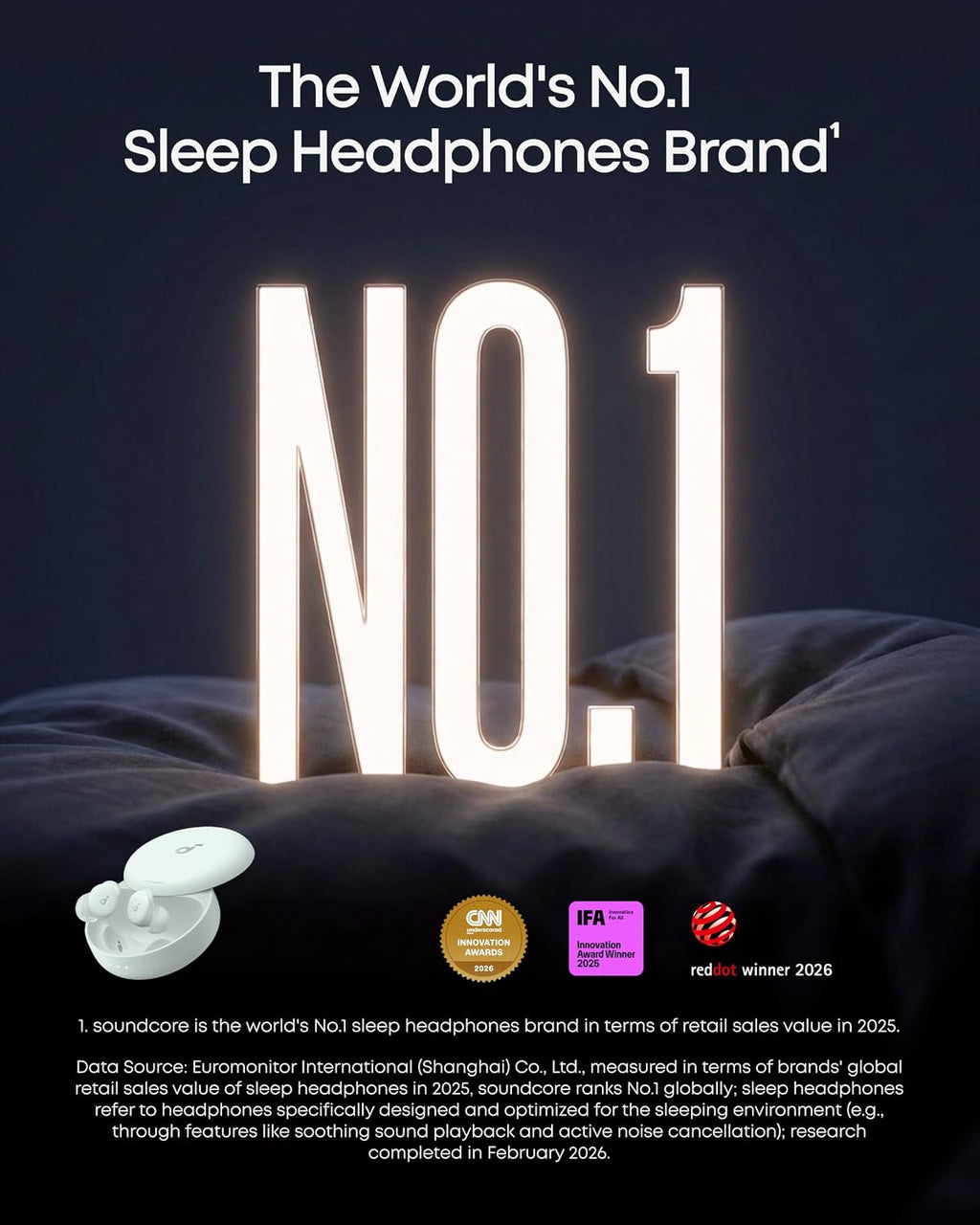 Soundcore Sleep A30 de Anker - Auriculares para dormir, audífonos