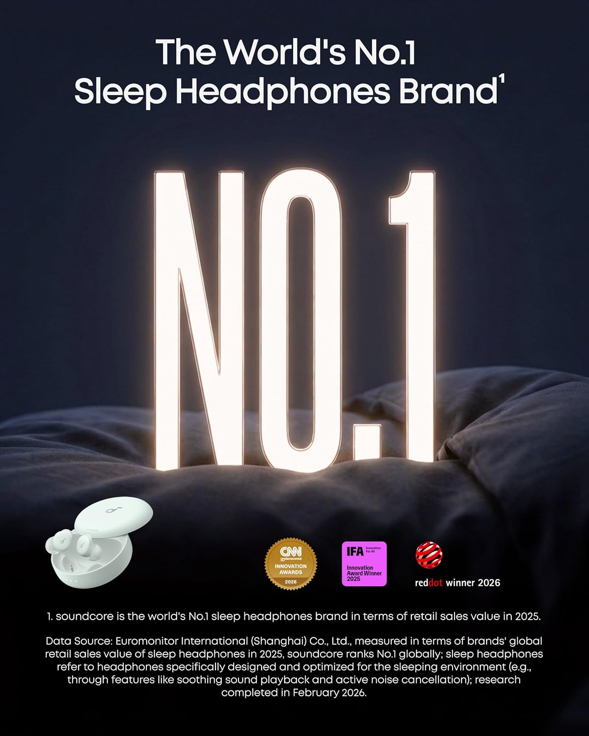 Soundcore Sleep A30 de Anker - Auriculares para dormir, audífonos