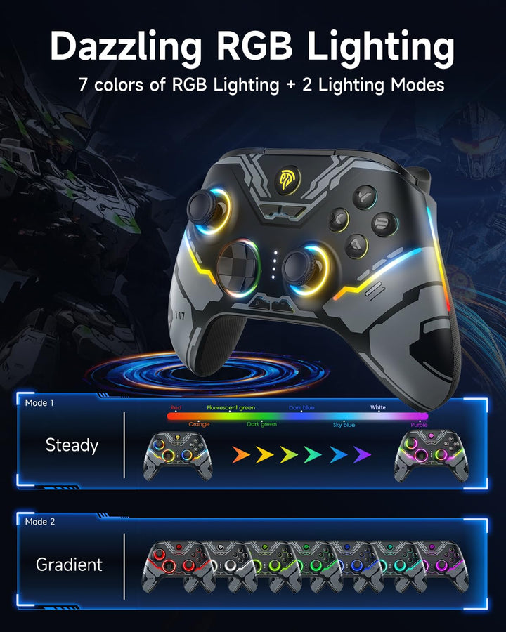 EasySMX X15 PC Controller - Enhanced Wireless Bluetooth Controller...