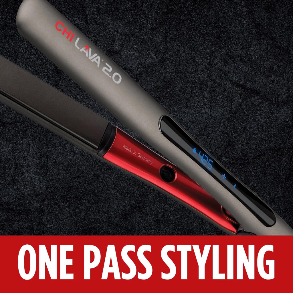 Plancha para peinado CHI Lava 2.0, alisador de cabello plano para u...