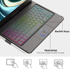 CC Store Funda para iPad de 9ª, 8ª y 7ª generación con teclado de 10,2