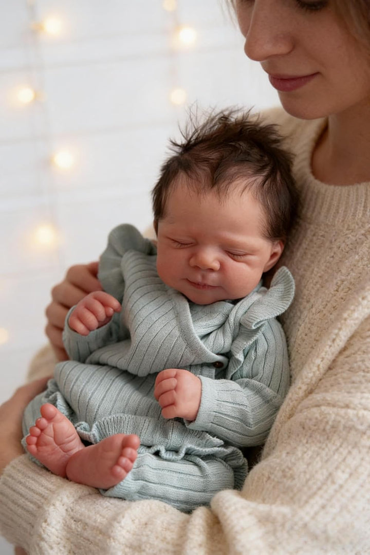 Zero Pam Muñecas Bebé Reborn Realistas Niño 18 Pulgadas Niña Recién...