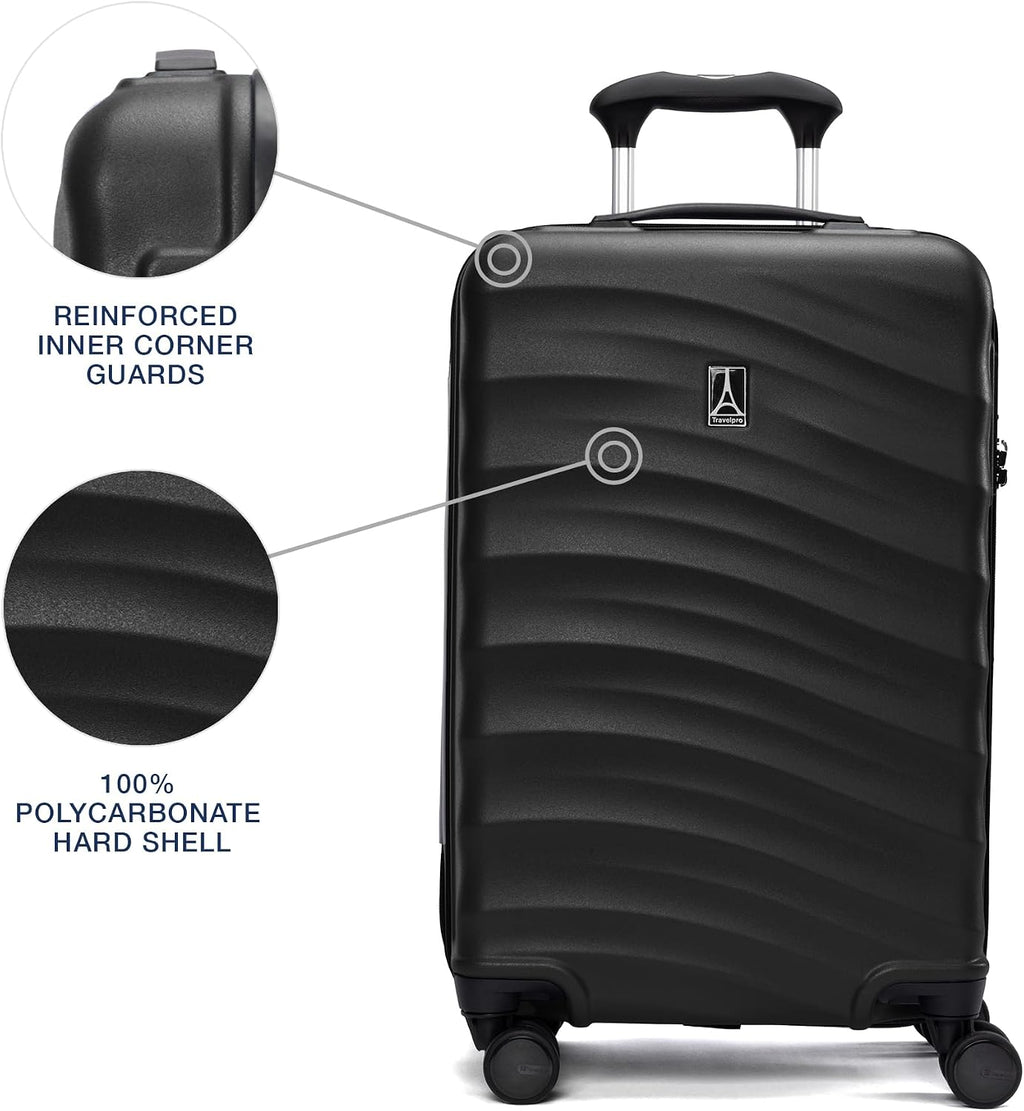 Travelpro Maxlite Air V2 - Bolso de mano extensible rígido, negro, 20