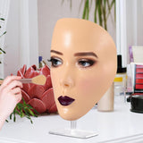 Kit de práctica de maquillaje 3D, tablero de práctica de silicona r...