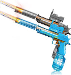 Pistola de agua eléctrica, pistola automática para niños, adultos (azul y
