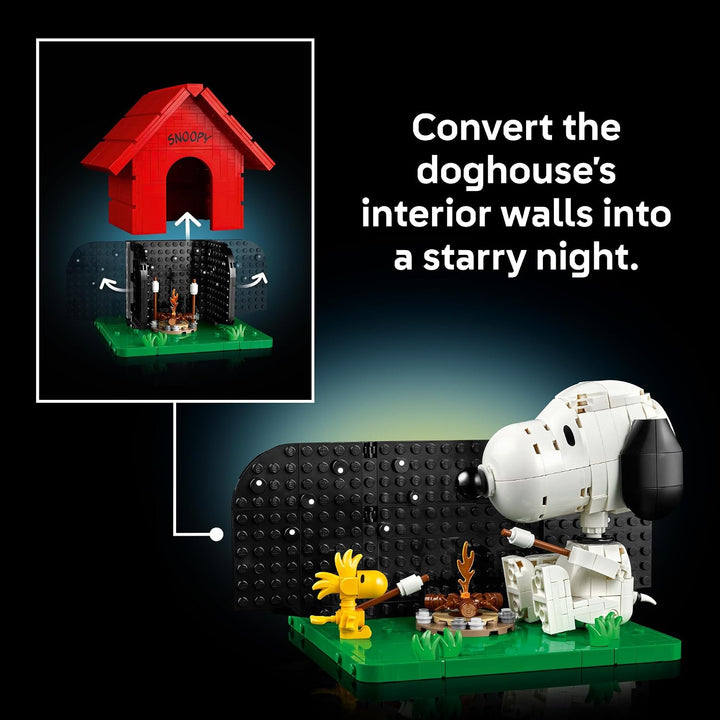 LEGO Ideas Peanuts: Caseta del perro de Snoopy 21368 | Juego de con...