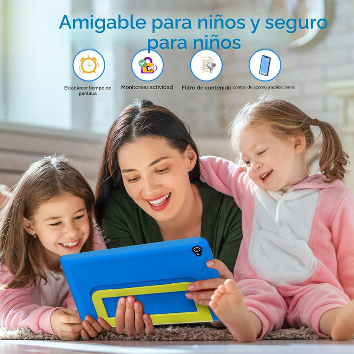 URAO Tablet para niños tablet Android 14 para niños de 10
