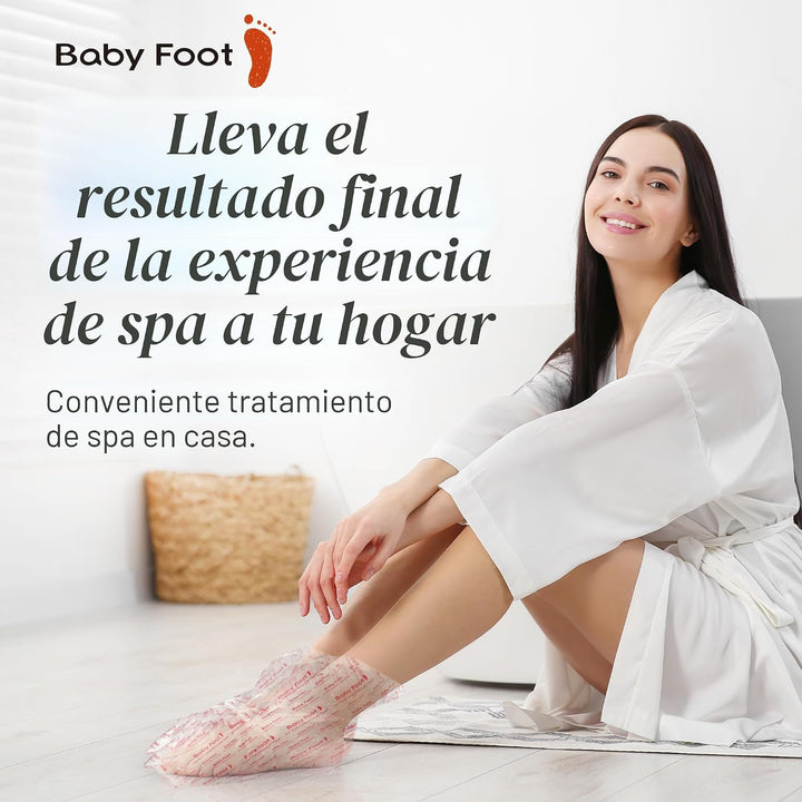 Baby Foot Deep Exfoliación para pies, aroma lavanda, 2.4 FL. oz, Pa...