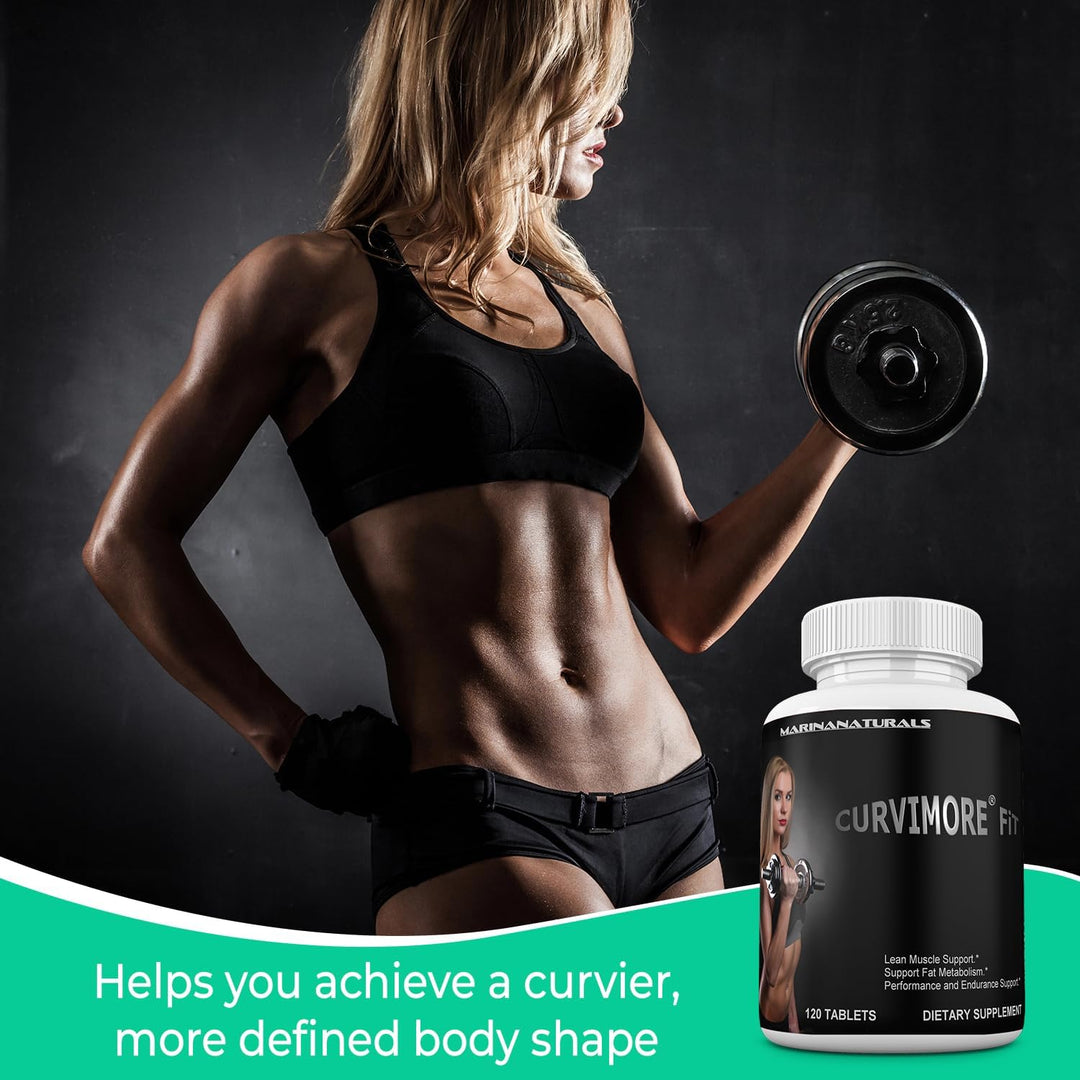 CURVIMORE® Suplemento FiT Mujeres. Cuerpo Voluptuoso Rápido. Multiv...