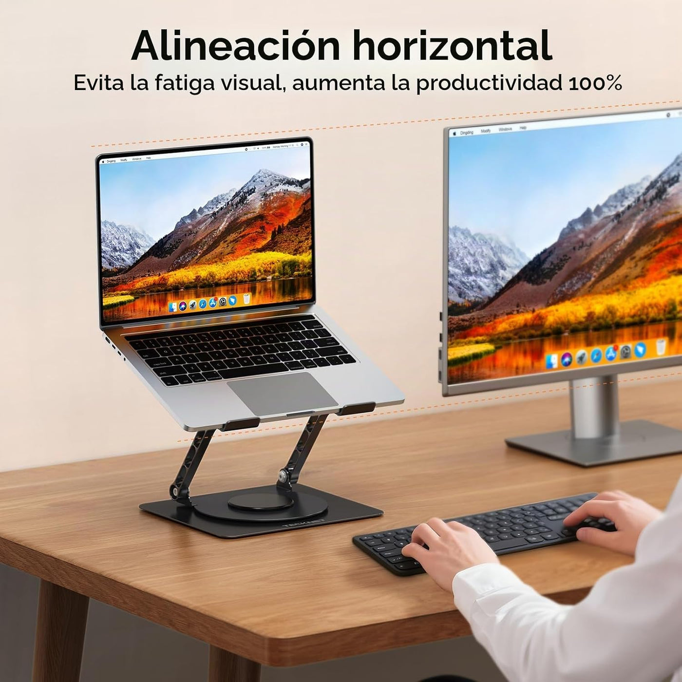 TECKNET Soporte para computadora portátil para escritorio, soporte...
