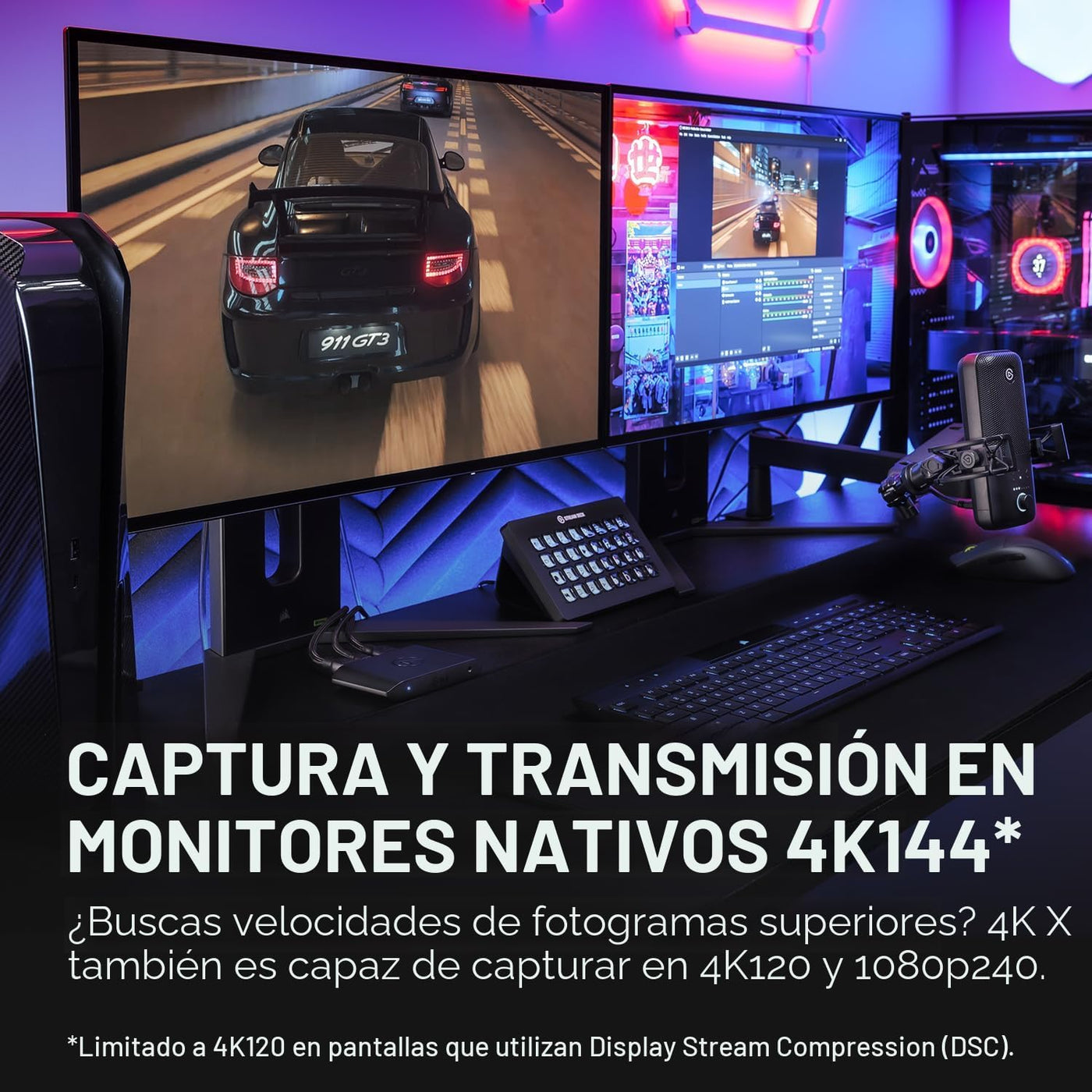 Elgato 4K X - Captura hasta 4K144 con latencia ultrabaja en PS5|Pro...