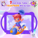 Tablet para niños 7 pulgadas para niños y niñas, tabletas Android p...