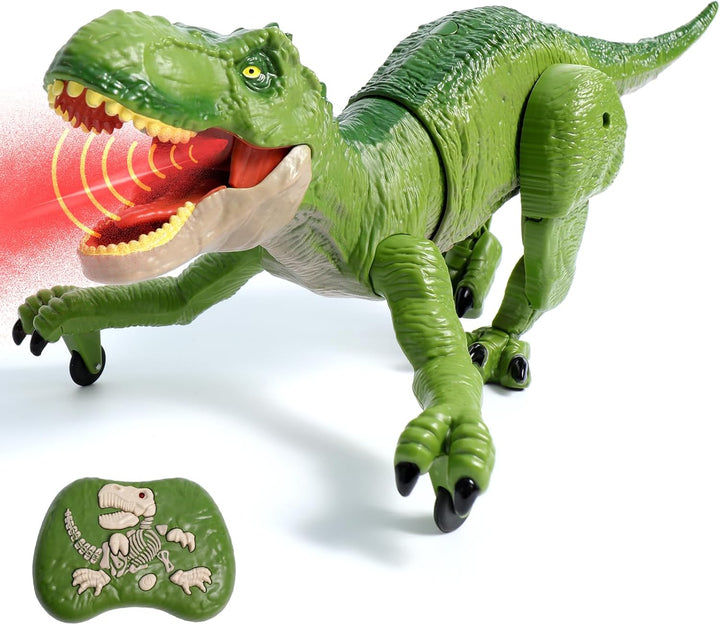 Sunrad Juguetes de dinosaurio a control remoto para niños de 3-5, 4...