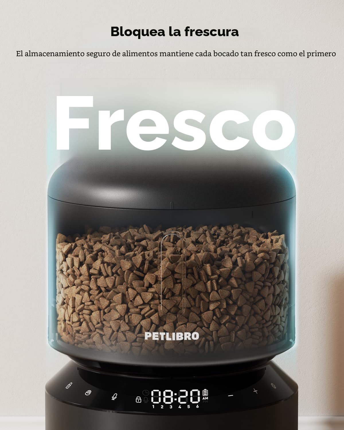 PETLIBRO Comedero automático para gatos, dispensador de alimentos secos