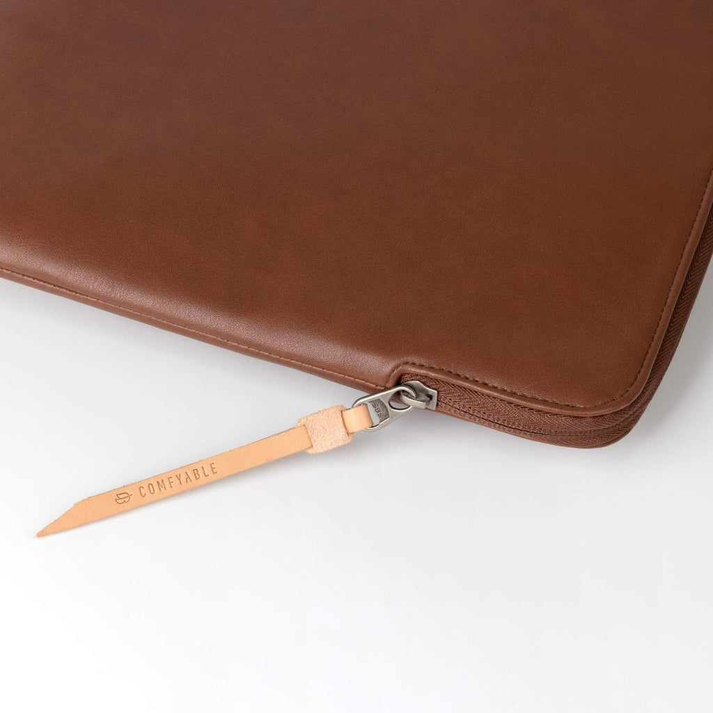 Comfyable Funda de piel para laptop A3241, Marrón, For 15 pulgadas MBA / 16 pulgadas MBP M4 M3 M2 M1