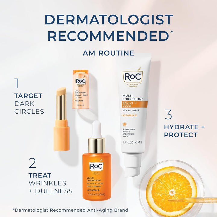 RoC Multi Correxion Revive + Glow Vitamin C Rutina de cuidado de la...