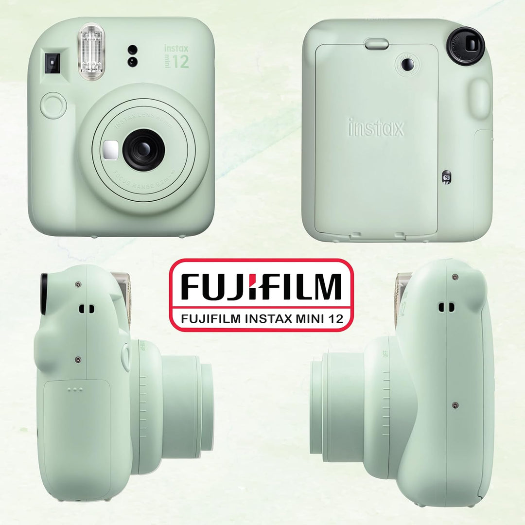 Fujifilm - Paquete de cámara instantánea Instax Mini 12 con películ...