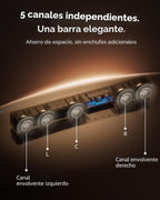ULTIMEA Sistema de barra de sonido Surround 5.1CH con Dolby Atmos, Poseidon M60