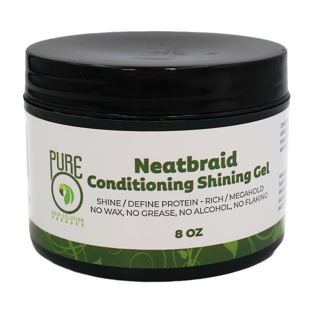 Gel de Acondicionador y Brillo para Cabello Puro O Neatbraid 8 Oz (...