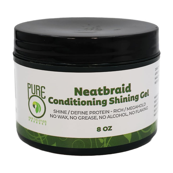 Gel de Acondicionador y Brillo para Cabello Puro O Neatbraid 8 Oz (...