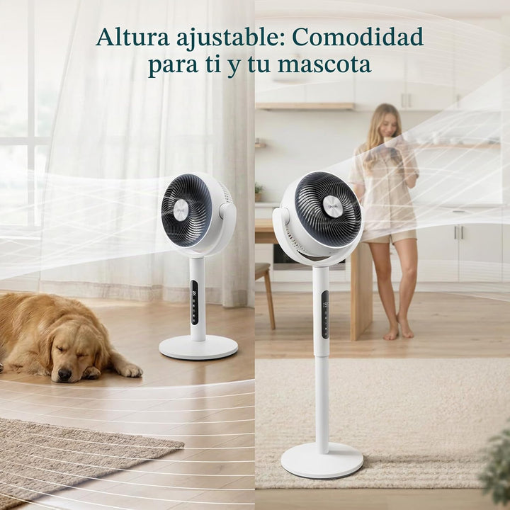 Levoit - Ventilador de pie para dormitorio, ventilador oscilante de...