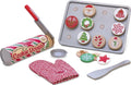 Melissa & Doug, juego para cortar y hornear galletas de Navidad de madera
