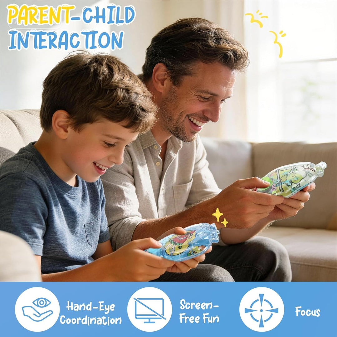 Cleboen Paquete de 12 juegos de agua de mano para niños, juegos de...