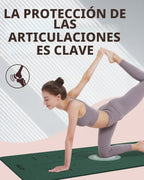 YOTTOY Esterilla de Yoga, 72"x 32"x1/3" Extra Ancha Antideslizante para Ejercicio Fitness Yoga, Esterillas Ecológicas de TPE para Ejercicio para Mujeres y Hombres Entrenamiento en Casa con Bolsa con