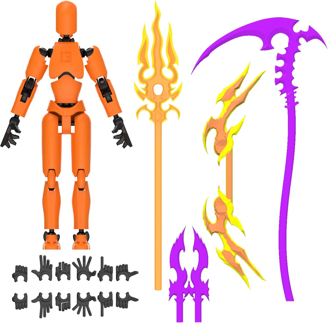 Deeplus Figura de acción brillante Titan 13 Juego de 13 figuras de...