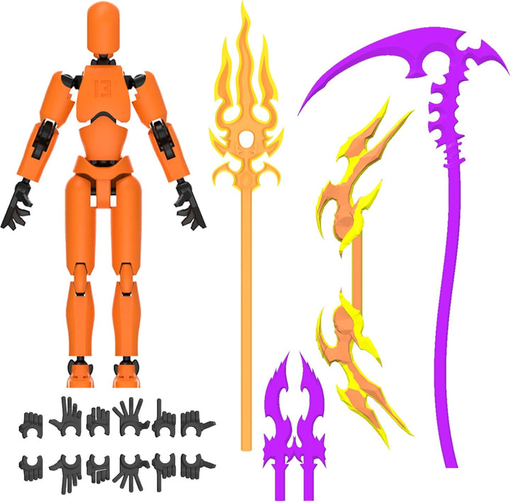 Deeplus Figura de acción brillante Titan 13 Juego de 13 figuras de...