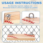 Lámpara PATIKIL Reposapiés de madera colgante, reposapiés portátil con patrón negro para vallas de béisbol, reposapiés rectangular para fanáticos jugadores durante partidos de sóftbol y actividades al aire