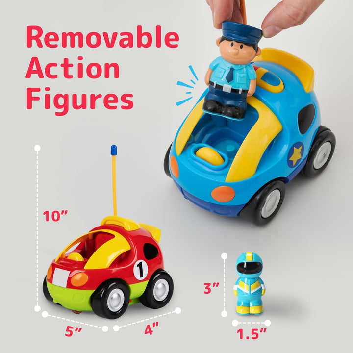 Paquete Prextex de 2 coches a radio control de dibujos animados de...