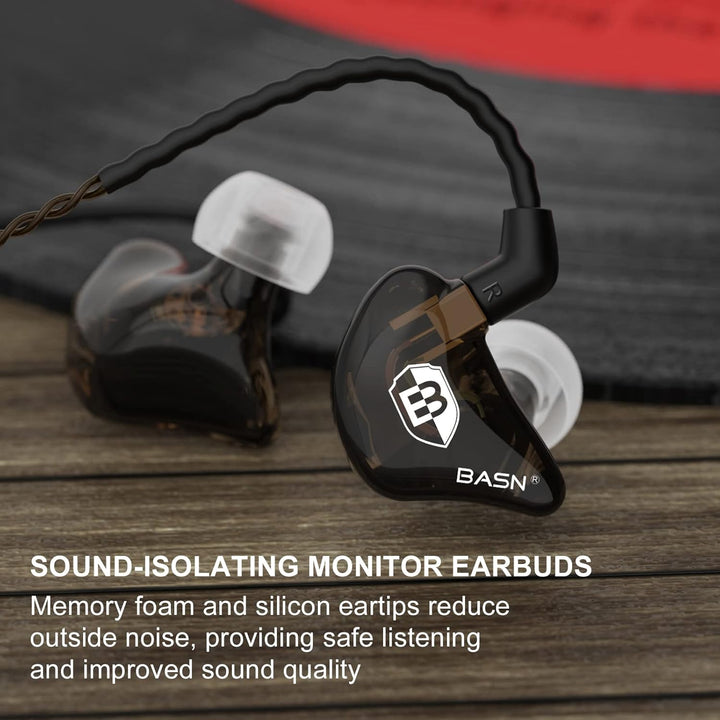 BASN Bsinger - Auriculares con monitor de oído para músicos, auricu...