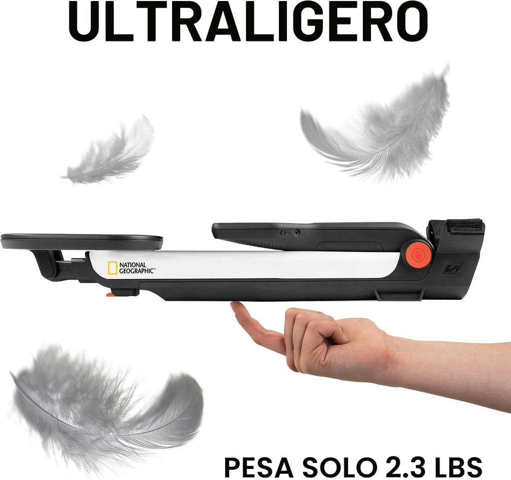 National Geographic Pro Series Detector de metales - Cazador de tesoros definitivo con puntero, bobina grande impermeable de 10" - ligera y plegable para un fácil transporte (exclusivo de Amazon)