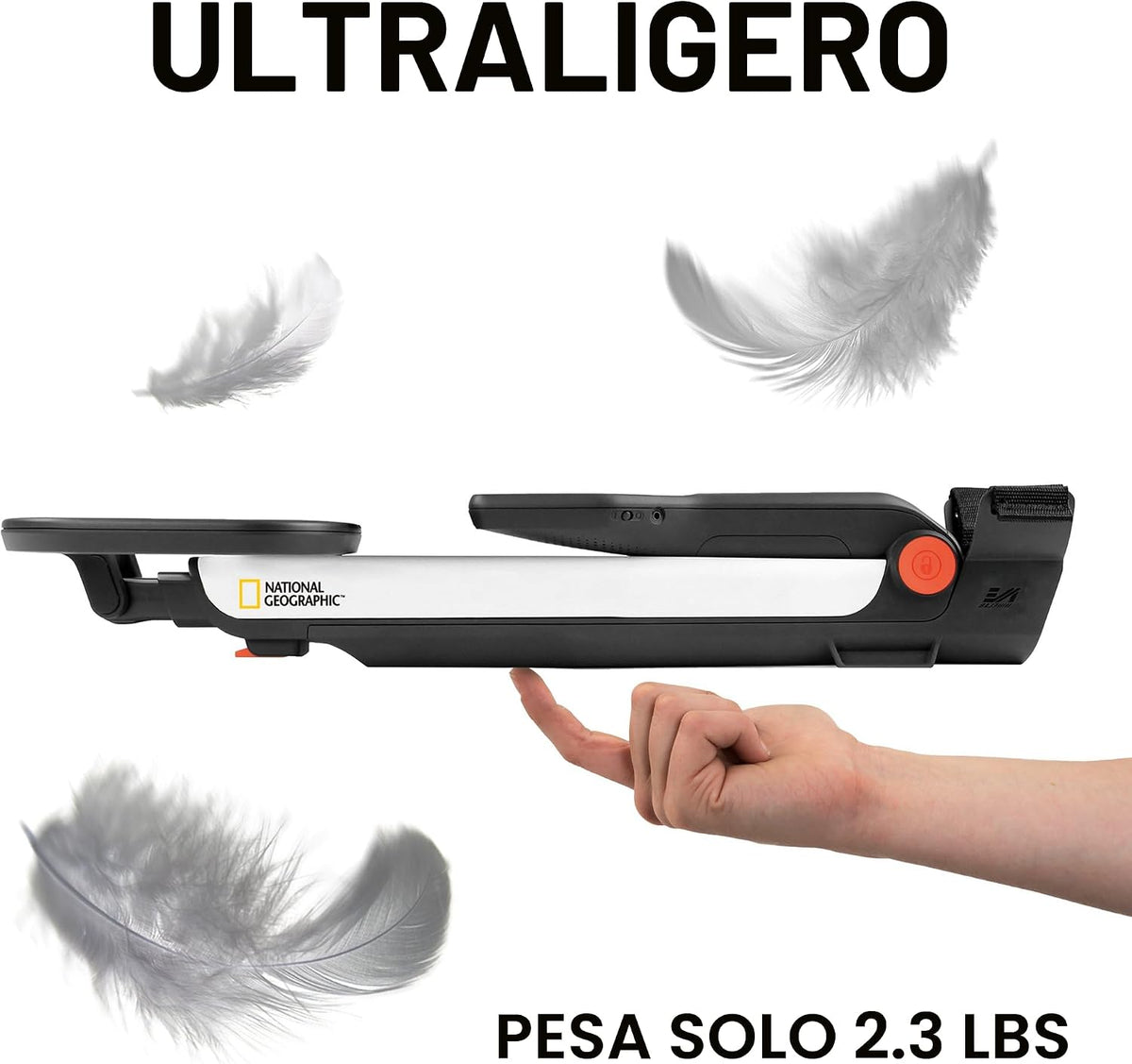 National Geographic Pro Series Detector de metales - Cazador de tesoros definitivo con puntero, bobina grande impermeable de 10" - ligera y plegable para un fácil transporte (exclusivo de Amazon)