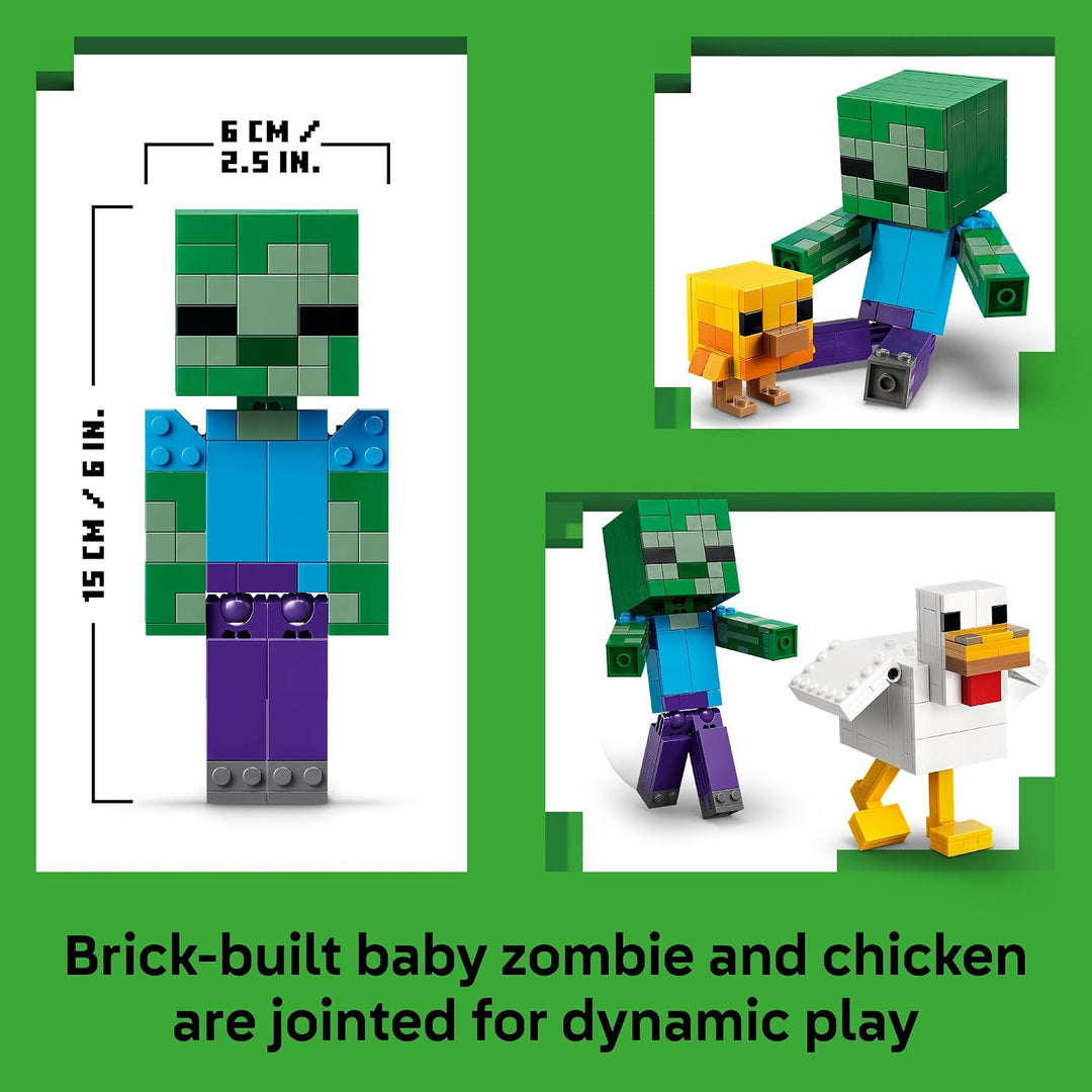 LEGO Minecraft Pollo Jockey 21582 | Juguetes de construcción para n...