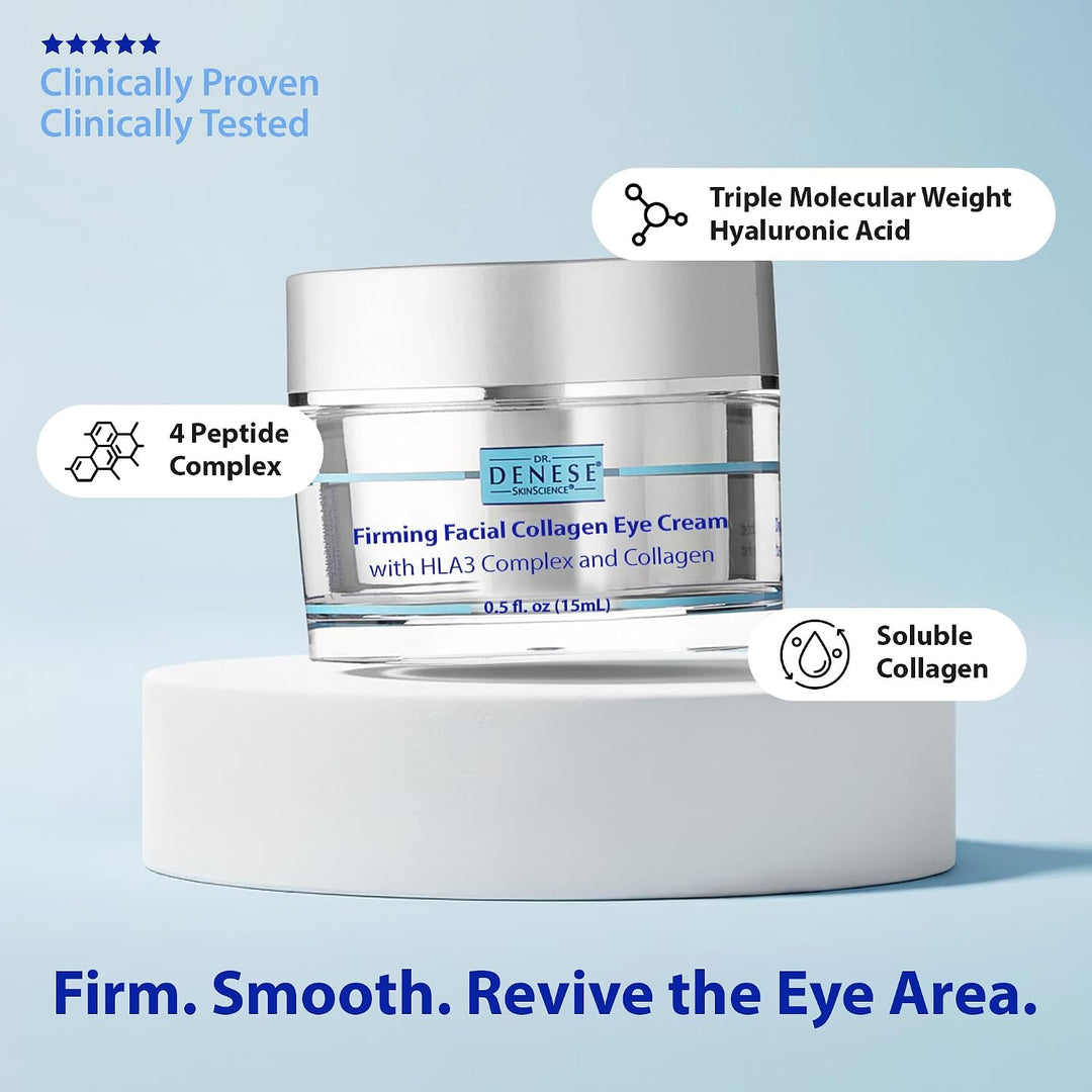 Dr. Denese SkinScience Crema facial reafirmante de colágeno para oj...
