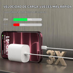Cargador USB C de carga rápida para iPhone 18, 17, 16, 15 Pro, carga rápida, 20 W, 10 pies