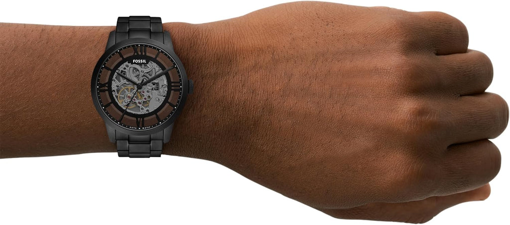 Fossil Townsman - Reloj automático de acero inoxidable para hombre