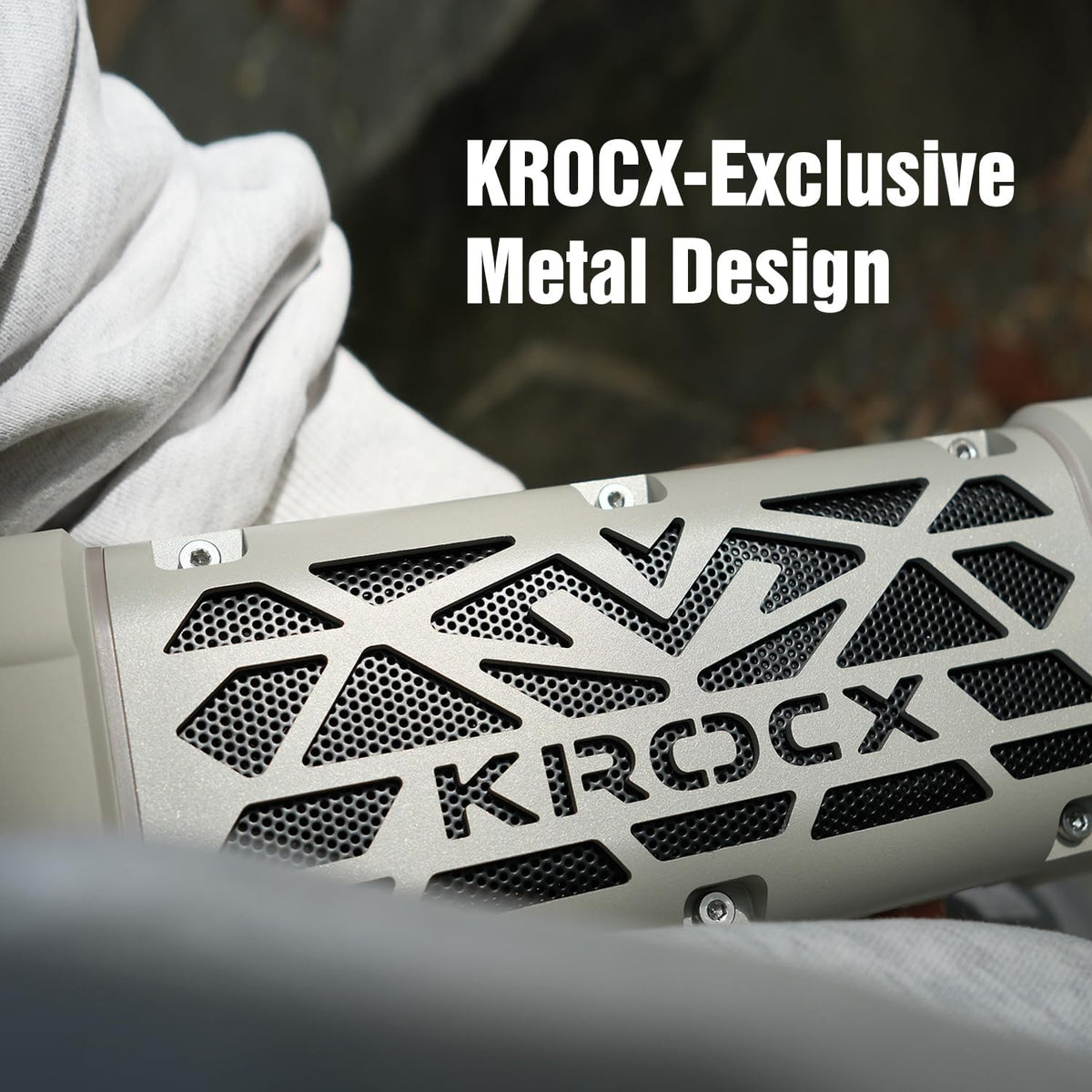 KROCX TRAVOR - Altavoz Bluetooth magnético, 45 W, resistente de alu...